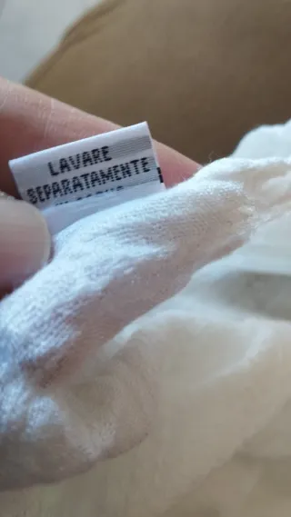 Lotto 5 sciarpe pashmina bianche