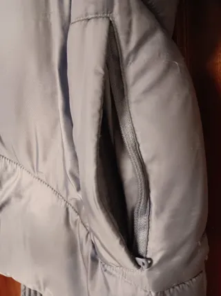 Chaquetón relleno interior, azul turquesa