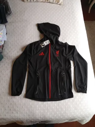 Adidas Liverpool 2025/26 Travel Jacket Kids 152cm