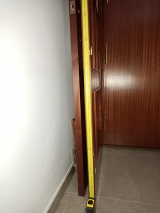 Puertas de madera con cristal