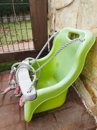 Columpio para bebé verde