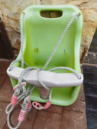 Columpio para bebé verde