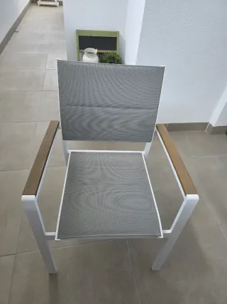 Mesa y 6 Sillas de Jardín/Terraza