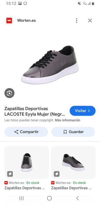 Zapatillas Lacoste Mujer Negro/Plata