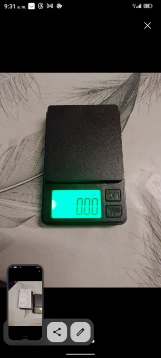 Báscula de precisión pequeña