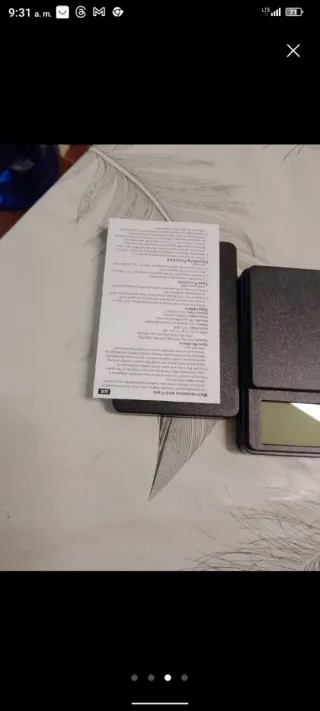 Báscula de precisión pequeña