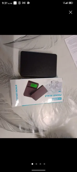 Báscula de precisión pequeña