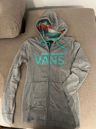 Sudadera Vans Gris con Capucha