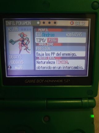 Pokémon Zafiro + Pokémon de evento