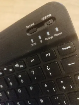 Teclado Bluetooth iOS Android Negro