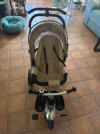 Silla triciclo bebé beige buen estado casi nuevo