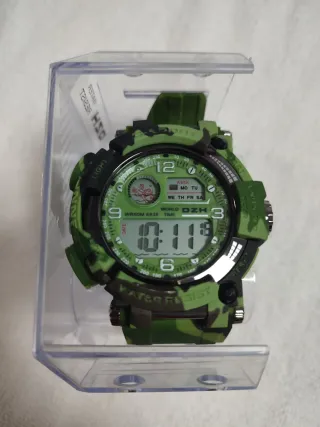 Reloj Militar DZH Camuflaje Verde Nuevo