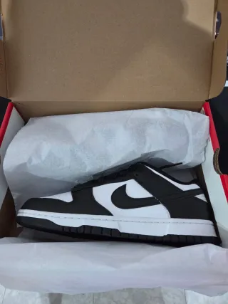Nike Dunk Retro Blanco y Negro Talla 44