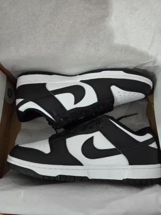 Nike Dunk Retro Blanco y Negro Talla 44