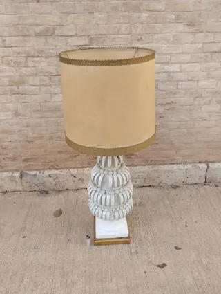 Lámpara Manises XXL Años 50 Cerámica Metal