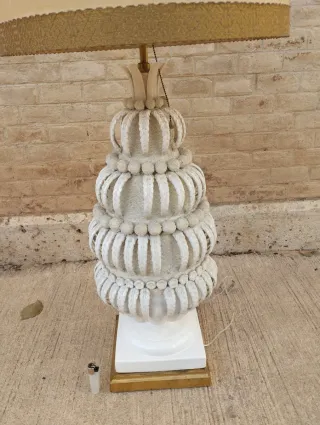 Lámpara Manises XXL Años 50 Cerámica Metal