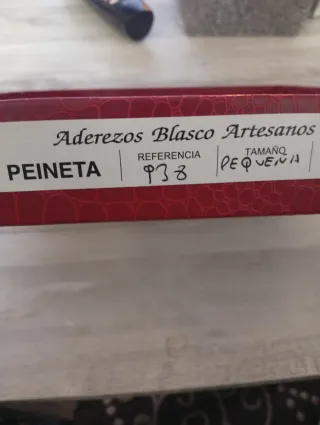 Juego Peinetas Plata Niña