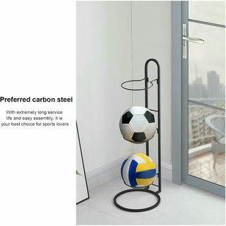 Scaffale verticale per 3 palloni da basket