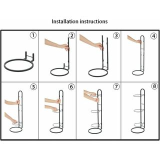 Scaffale verticale per 3 palloni da basket