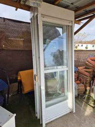 Puerta balconera aluminio