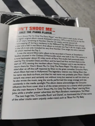 CD Elton John - Don't Shoot Me