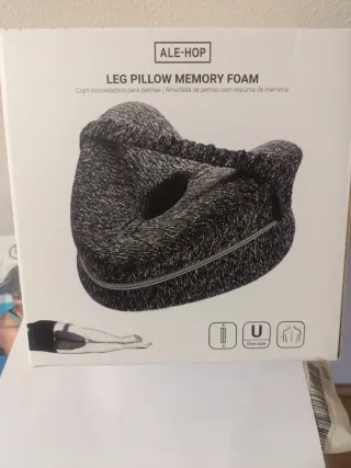 Cojín Piernas Memory Foam ALE-HOP Gris