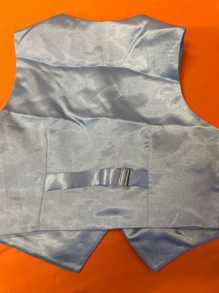 mellizos !!Chaleco de vestir niño BLACK WHITE azul