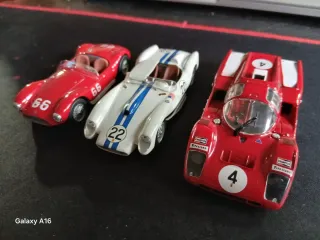 3 modellini 1:43 Ferrari/Maserati