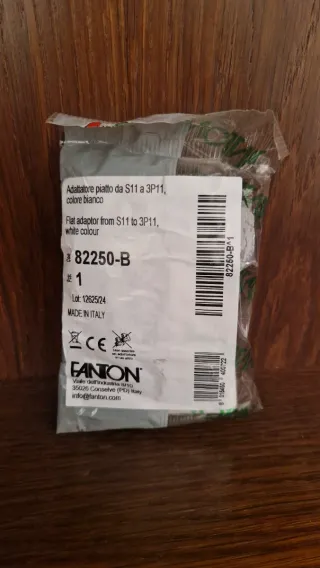 Adaptador Enchufe Blanco 3 Tomas Italia