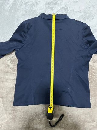 Americana corta azul marino