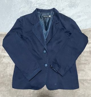 Americana corta azul marino