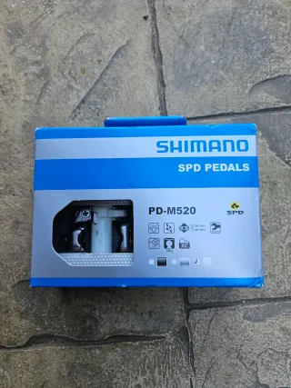 Pedales Shimano PD-M520 SPD