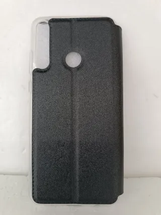 Custodia per cellulare nera con finestra Huawei P Smart Z