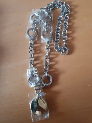 Colgante LOTUS Dorado y Plateado