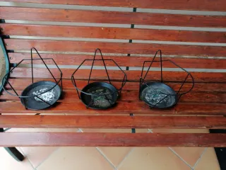 3 Soportes de Metal para colgar macetas