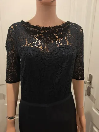 Mono negro Morgan azul marino