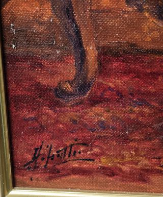 Angelo Batti – Dipinto olio su tela Femminile