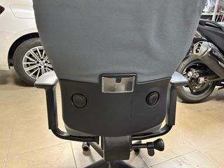 Silla de oficina Steelcase gris verdoso