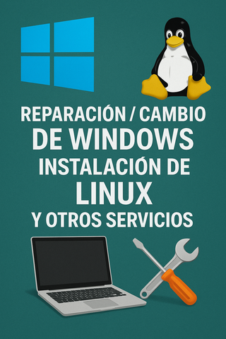 Reparación e Instalación Windows y Linux