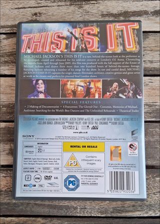 Michael Jackson This Is It DVD
