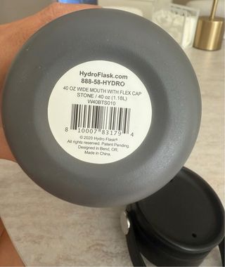 Hydro Flask Botella aislante 1.18L 40oz Gris nueva