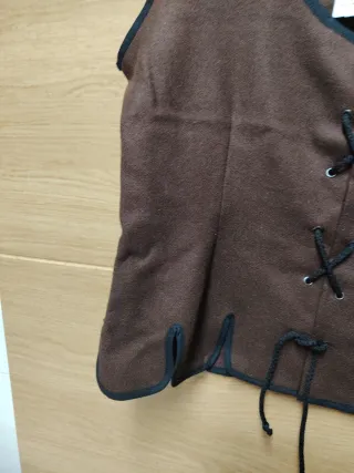 Cuerpiño mujer marrón con cordones hombro 38/48/55