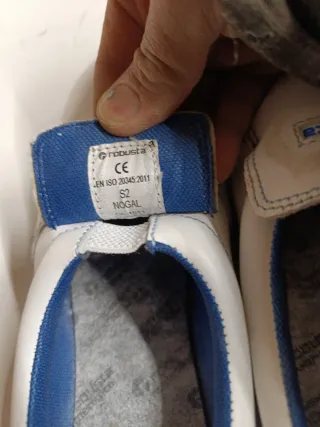 Zapatos de trabajo Robusta blancos