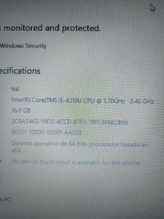 Acer Aspire E15 i5-4210U 16GB RAM SSD 240GB