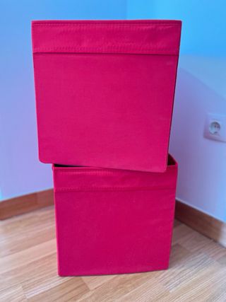 Cajas Almacenaje Ikea Drona Roja