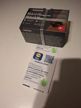 Batteria Parkside 20V 4Ah Bluetooth Garanzia