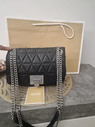 Bolso Michael Kors Negro Piel Acolchado