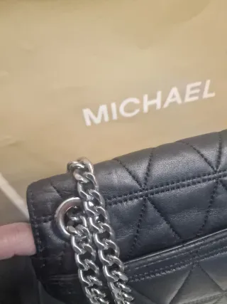 Bolso Michael Kors Negro Piel Acolchado