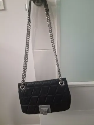 Bolso Michael Kors Negro Piel Acolchado