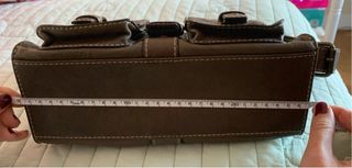 Bolso piel marrón Purificación García